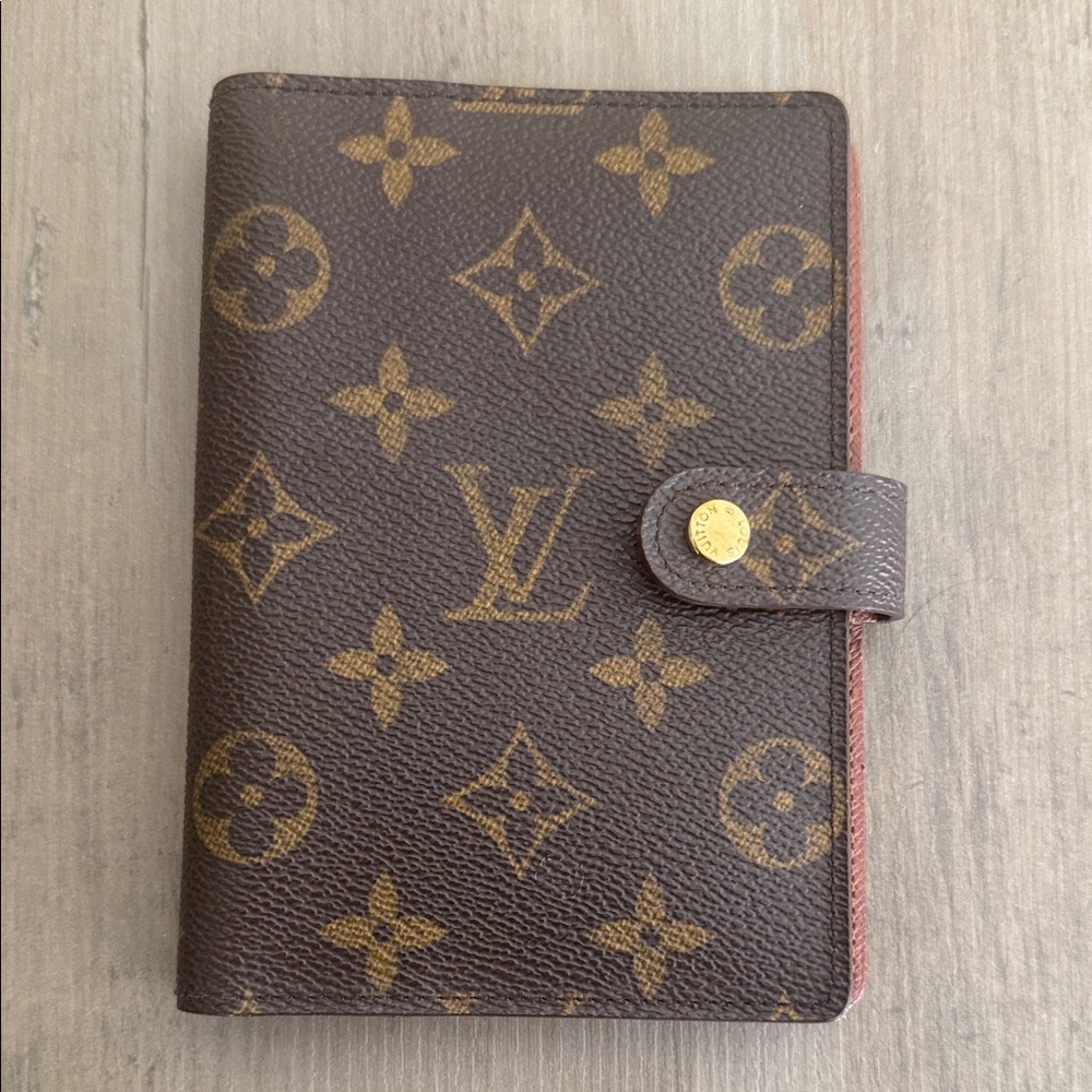 Louis Vuitton PM Monogram Agenda w/ Rings, Ruler